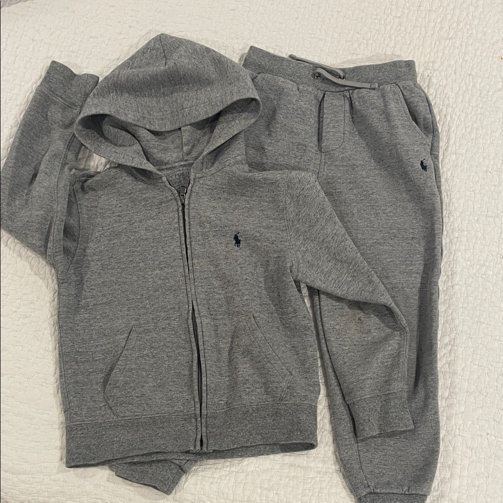 Polo Kids Hoodie and Sweatpants Set